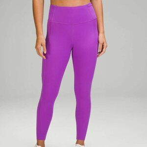 NEW Lululemon Fast and Free High-Rise Crop 23" Moonlit Magenta size 8